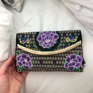 Mexican embroidered purse